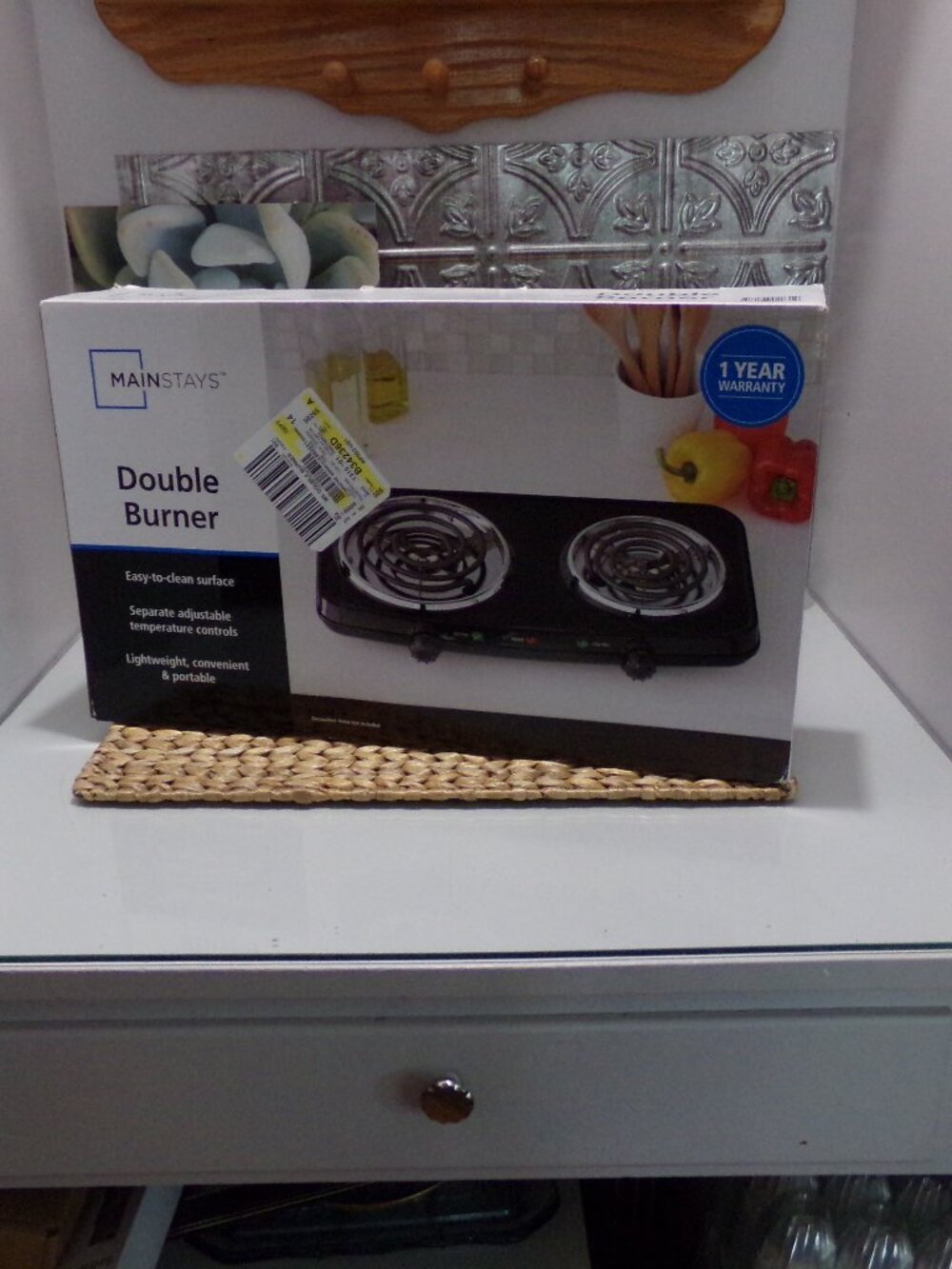 Mainstays Double Burner hotplate